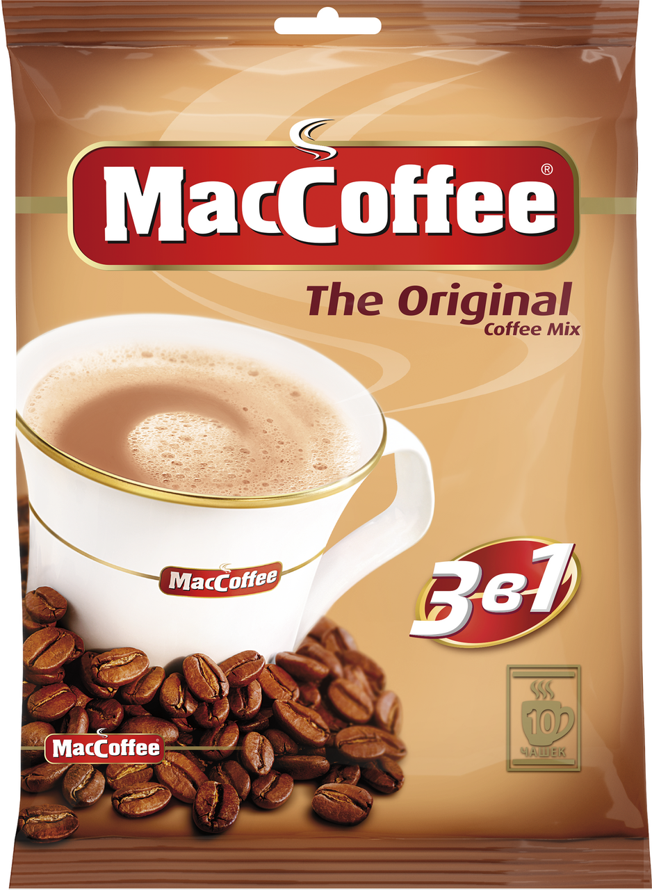 Изображение товара Напиток кофейный MacCoffee 3в1 (20г x 10шт), 200г
