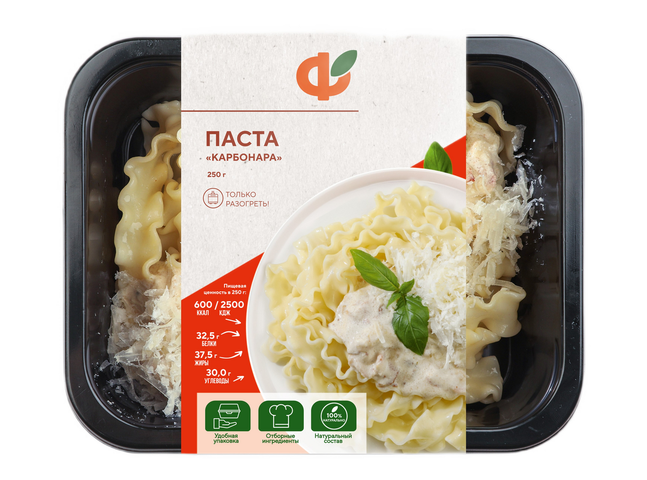 Паста Карбонара Фабрика здорового питания 250г