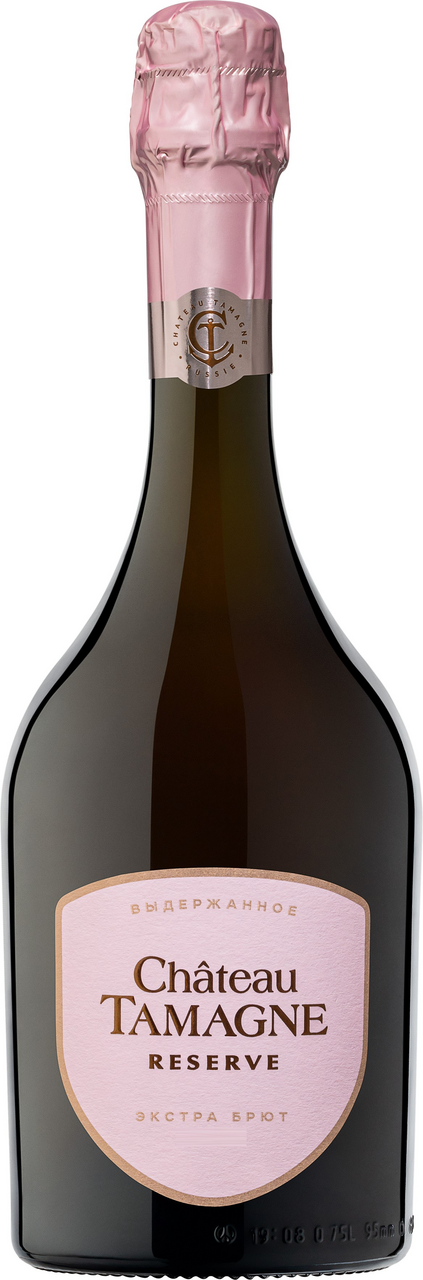 Вино Chateau Tamagne Reserve розовое экстра брют, 0.75л