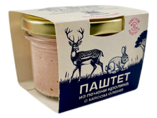 Паштет Мушкино из печени кролика и мяса оленя, 80г