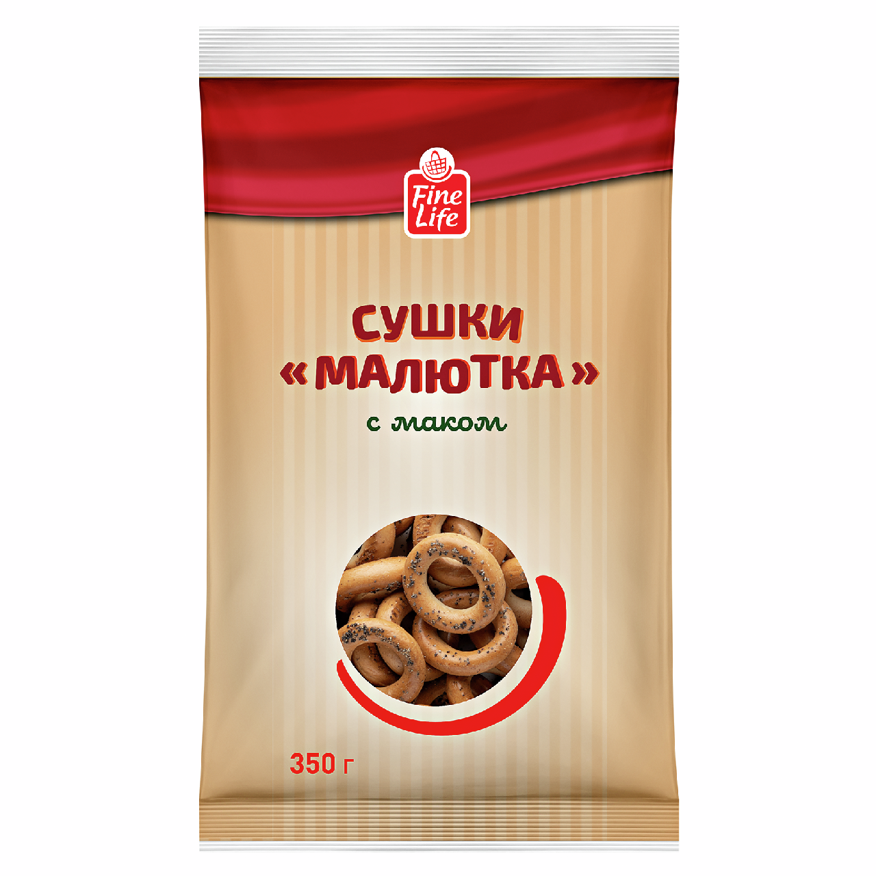 Fine Life Сушки Малютка с маком, 350г
