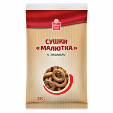 Fine Life Сушки Малютка с маком, 350г