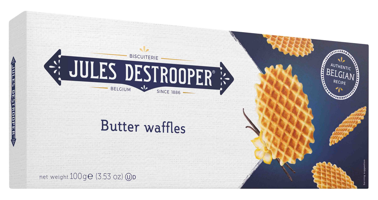 Вафли Jules Destrooper сливочные, 100г