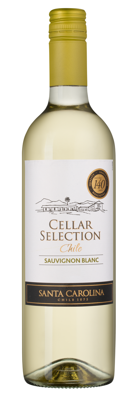 Изображение товара Вино Santa Carolina Cellar Selection Sauvignon Blanc белое полусухое, 0.75л