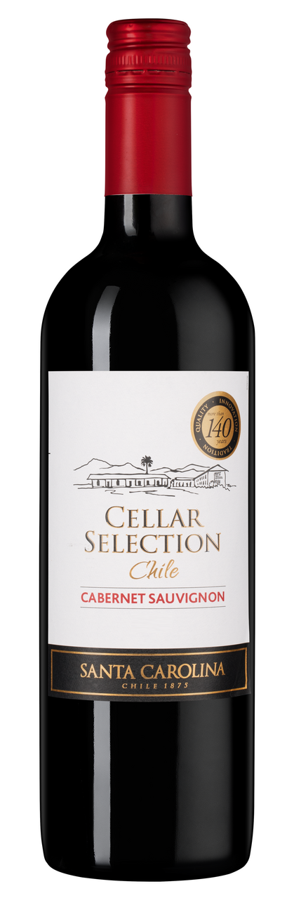 Изображение товара Вино Santa Carolina Cellar Selection Cabernet Sauvignon 0.75л полусухое