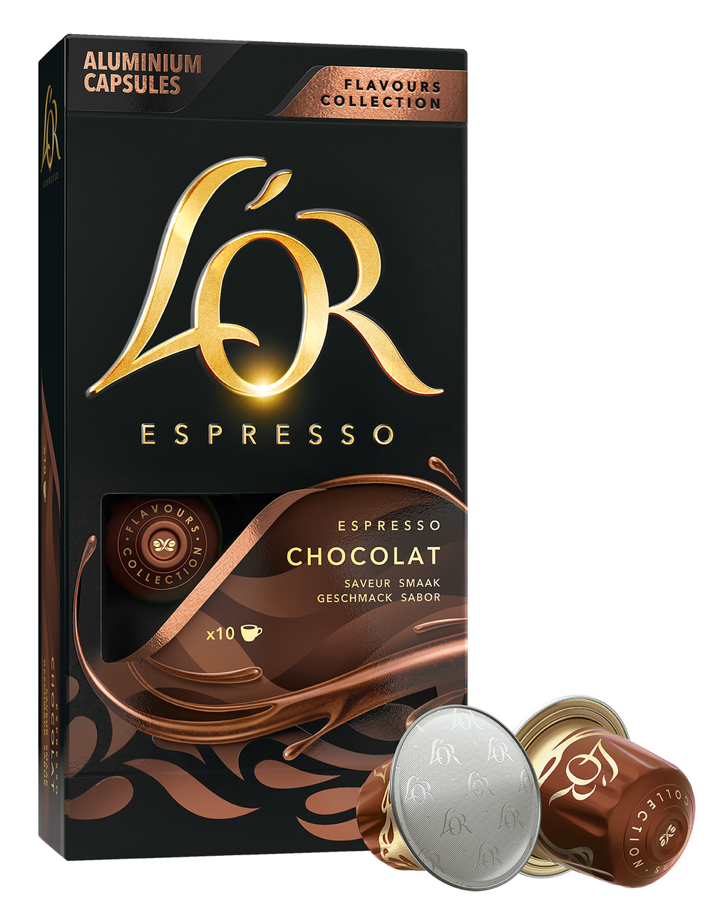 Изображение товара Кофе капсулы L’or Espresso Chocolate 10 шт 52г насыщенный вкус