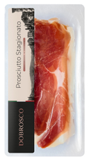 Окорок свиной Dobrosco Prosciutto Stagionato сыровяленый нарезка, 70г