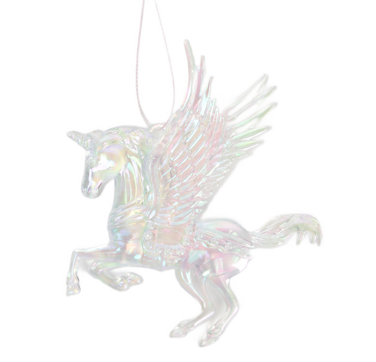 Подвеска Christmasdeluxe Единорог Хамелеон акриловая