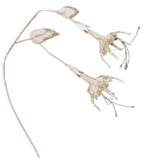 Ветка с колокольчиками Christmasdeluxe Шампань, 67см