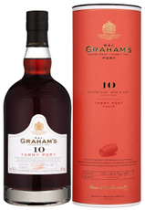 Вино ликерное Портвейн Graham's 10 Year Old Tawny Port красное сладкое туба, 0.75л