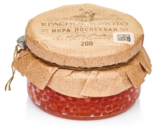 Икра лососевая Красное Золото горбуша зернистая, 200г