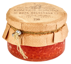 Икра лососевая Красное Золото нерка зернистая, 230г