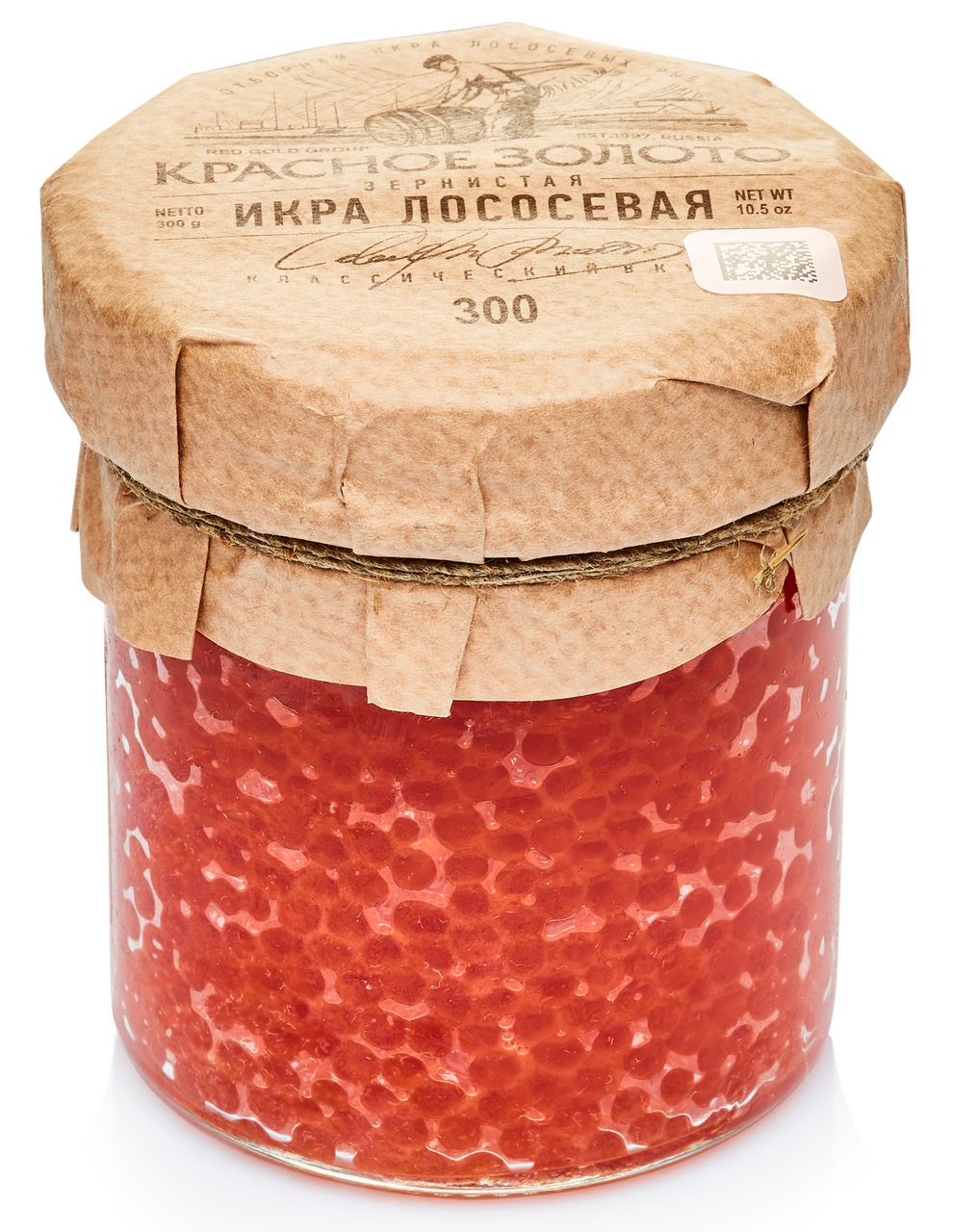 Икра лососевая Красное Золото горбуша зернистая, 300г