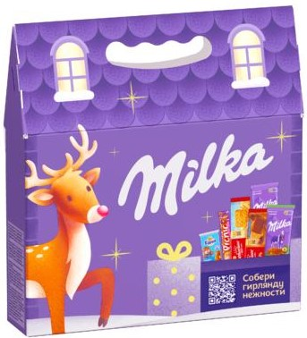Подарочный набор Milka Микс Домик кондитерский, 582г