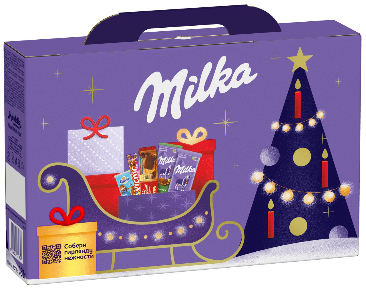 Подарочный набор Milka Большой зимний микс кондитерский, 388г