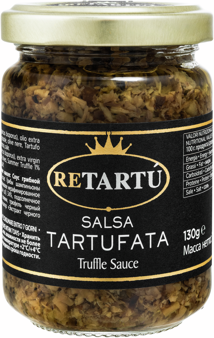 Соус трюфельный Retartu Salsa tartufata грибной, 130г