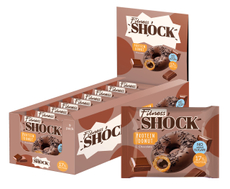 Пирожное протеиновое Fitness Shock Донат с шоколадной начинкой, 70г x 9 шт
