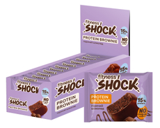 Пирожное протеиновое Fitness Shock брауни с горячим шоколадом, 50г x 12 шт