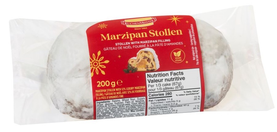 Кекс Kuchenmeister Марципановый штоллен, 200г