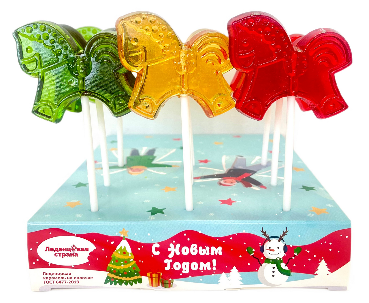 Карамель на палочке Леденцовая страна Сладкая лошадка, 20г x 45 шт
