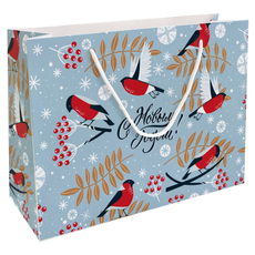 Пакет подарочный Be Smart New Year, 36 x 26см