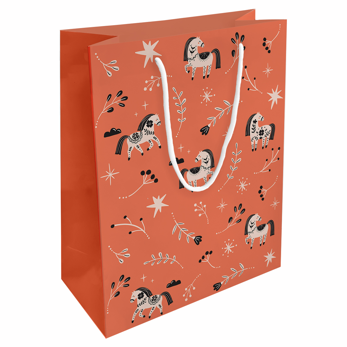 Изображение товара Подарочный пакет Be Smart символ года 25x32 см с ручками и ламинацией