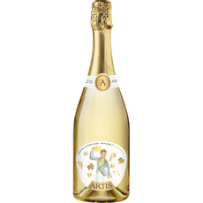 Вино игристое Artis Chardonnay безалкогольное белое полусухое, 0.75л