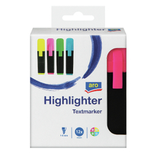 aro Маркеры-текстовыделители, 12шт