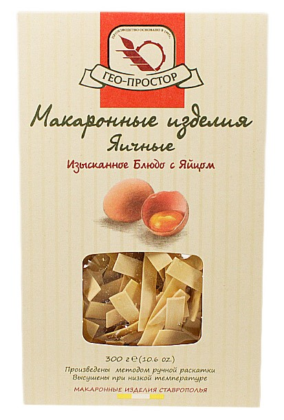 Лапша Гео-Простор лагманная яичная, 300г