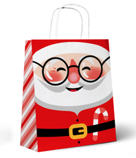 Сумка подарочная Архбум-Упак Санта Клаус, 25 x 32 x 11см