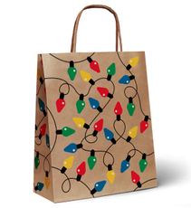 Сумка подарочная Архбум-Упак Лампочки, 32 x 39 x 17см