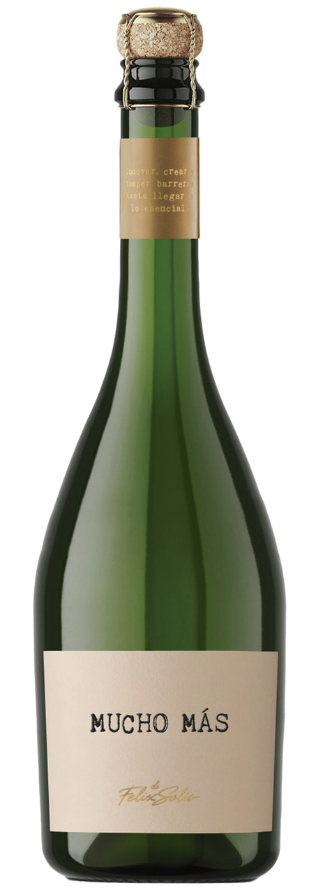 Вино игристое Mucho Mas белое брют, 0.75л