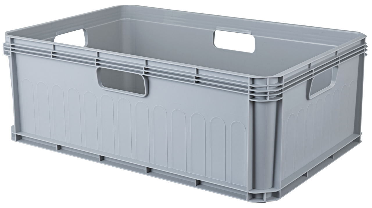 Ящик Restola Евробокс серый 45л, 60 x 40 x 22см