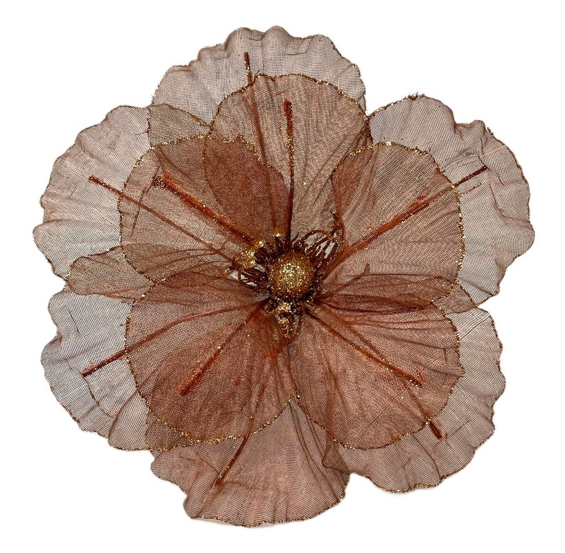 Цветок декоративный Christmasdeluxe, 27см