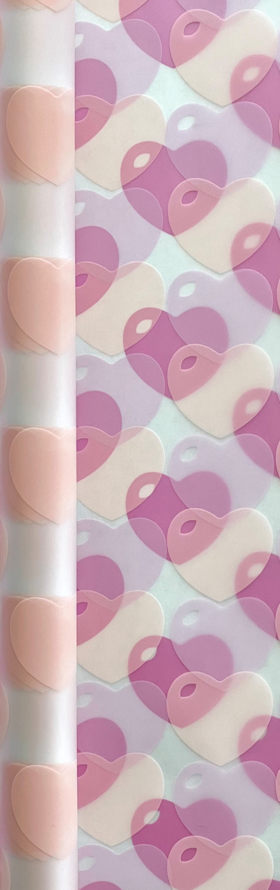 Изображение товара Пленка упаковочная Арт и Дизайн розовая матовая, 70 x 200см