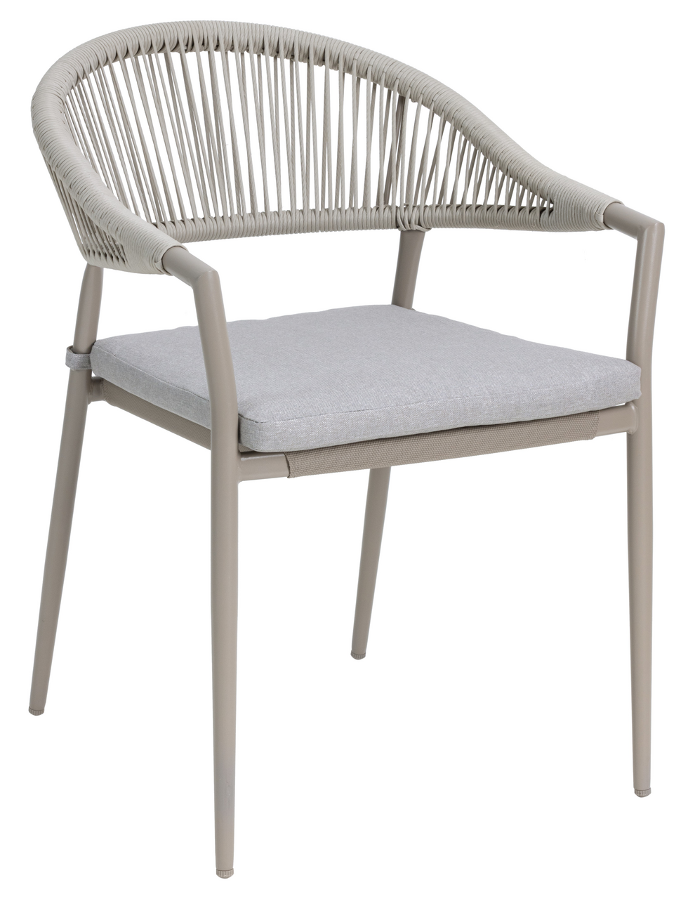 METRO PROFESSIONAL Кресло Asago бежевое, 79 x 57 x 63см