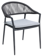 METRO PROFESSIONAL Кресло Asago темно-серое, 79 x 57 x 63см