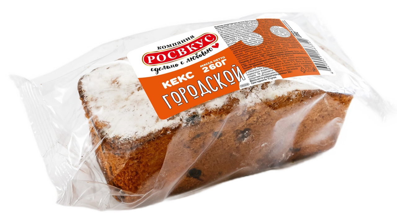 Кекс Росвкус Городской, 260г