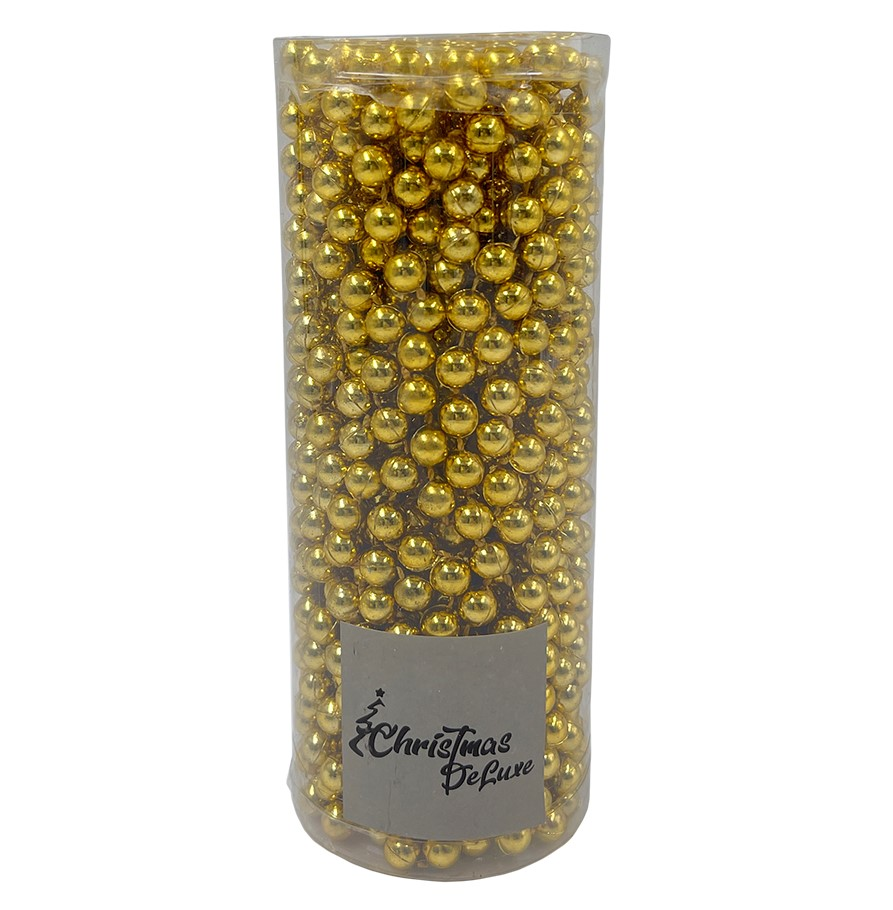 Бусы Christmasdeluxe золотые, 10м