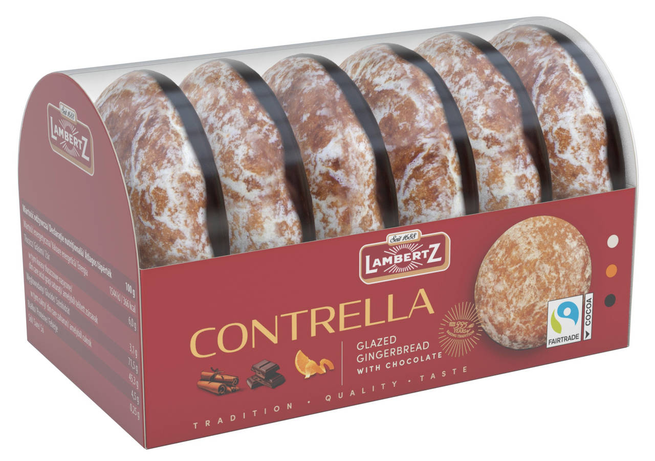 Пряники Lambertz Contrella в глазури, 200г