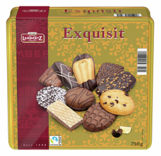 Печенье Lambertz Exquisit ассорти, 750г