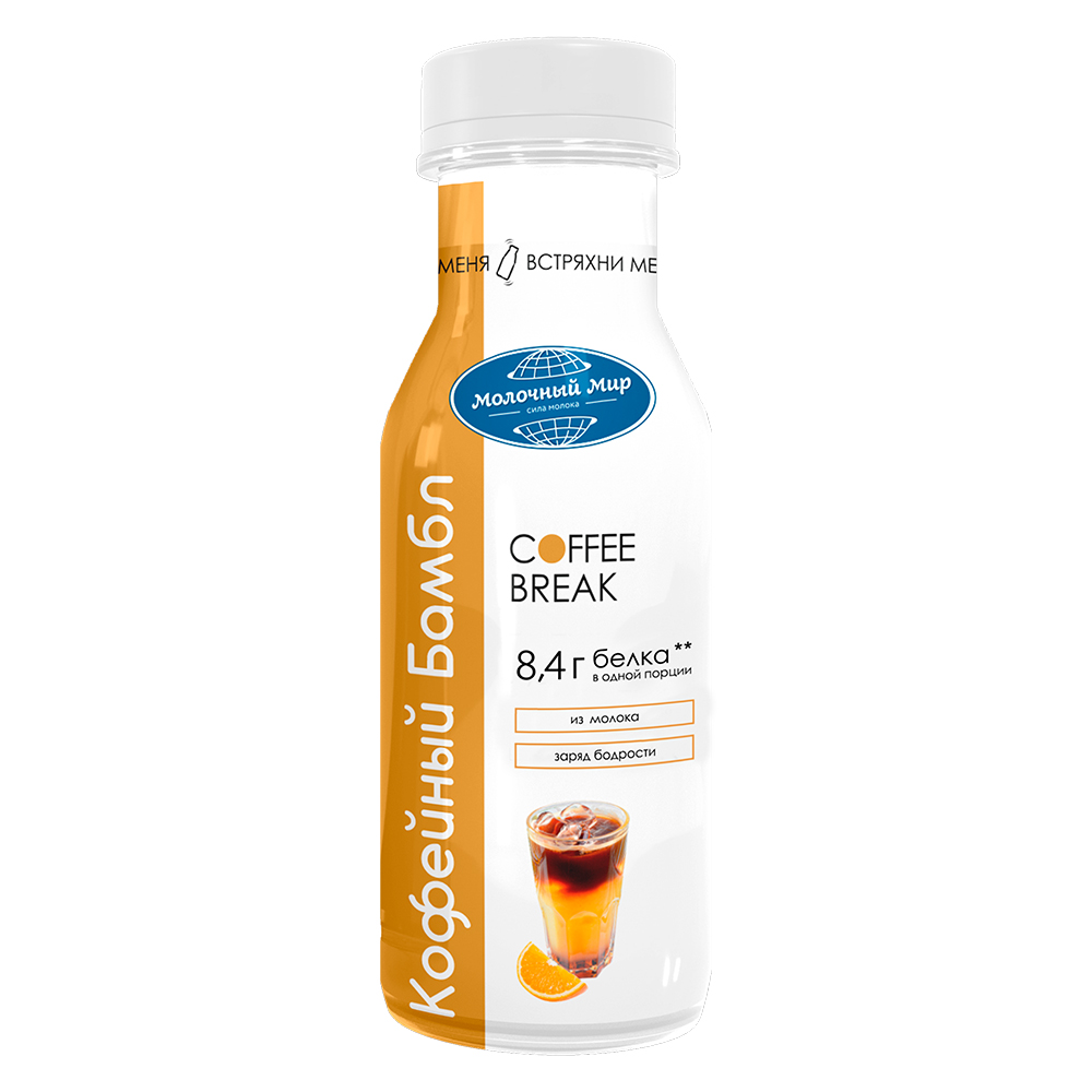 Напиток молочный Coffee Break Бамбл кофе ультрапастеризованный 1.3%, 280г