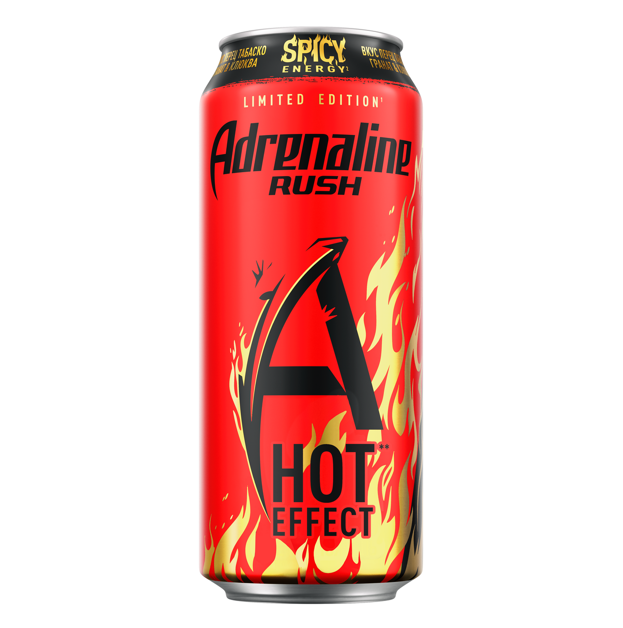 Напиток энергетический Adrenaline Rush Spicy Energy Hot Effect, 449мл