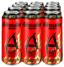 Напиток энергетический Adrenaline Rush Spicy Energy Hot Effect, 449мл x 12 шт