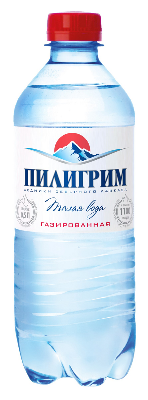 Вода Пилигрим минеральная природная газированная, 500мл