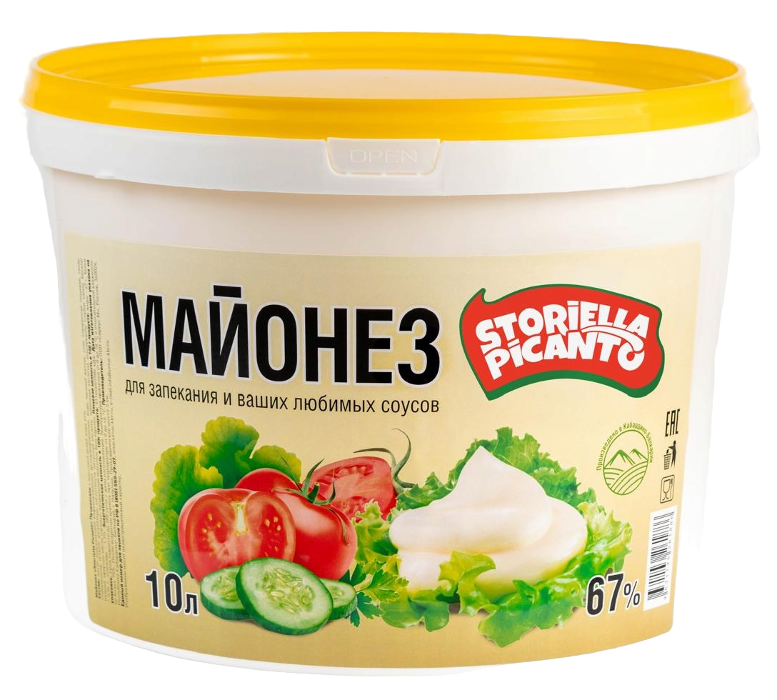 Майонез Storiella Picanto 67%, 10л