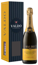 Вино игристое Valdo Valdobbiadene Prosecco Superiore белое брют в подарочной упаковке, 0.75л