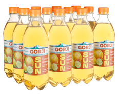 Вода Gorji с соком цитрус с лимоном газированная, 500мл x 12 шт