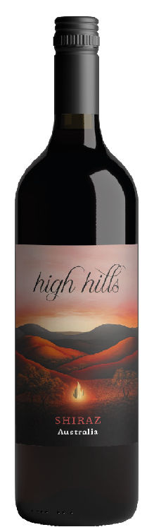Изображение товара Вино High Hills Shiraz красное полусухое, 0.75л
