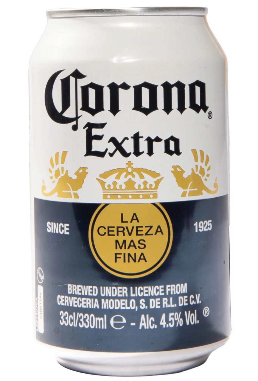 Изображение товара Напиток пивной Corona Extra, 0.33л